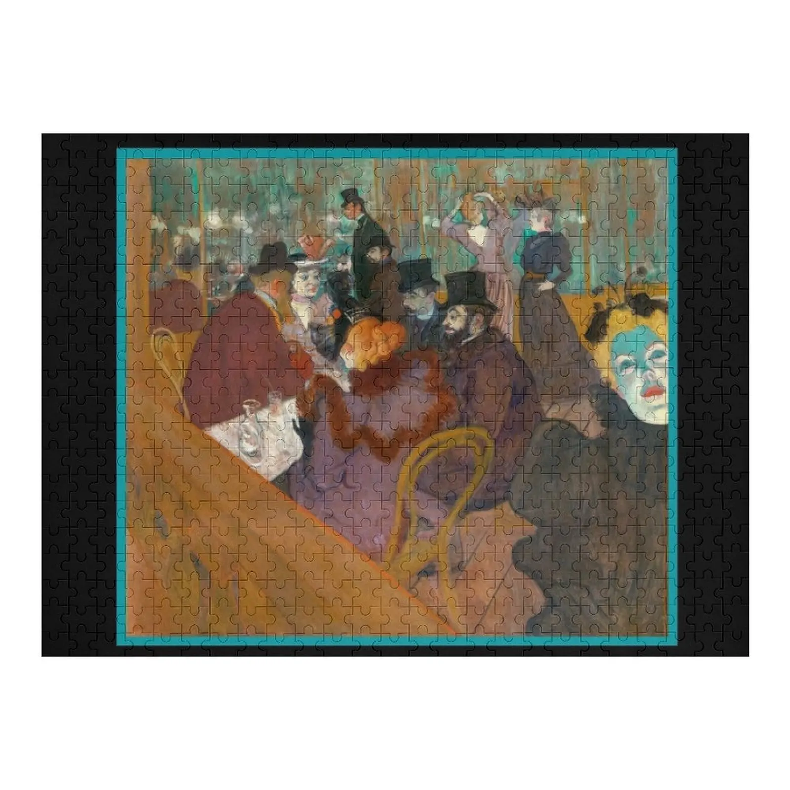 

At the Moulin Rouge 1892 Jigsaw Puzzle Wood Adults Custom Name Child Toy Wooden Boxes Customized Picture Puzzle