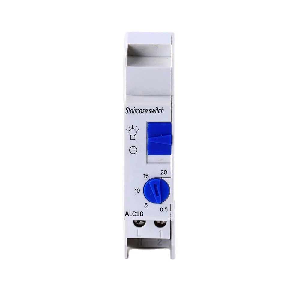 

ALC18 16A 0.5-20 Mins Overload Protection Staircase Din Rail Time Timer Switch
