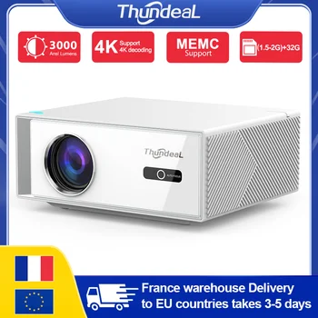 ThundeaL TD95W Full HD 1080P 2G 32G Android Portable Projector Home Cinema Theater WiFi Mini 4K Video Movie Meeting Projector