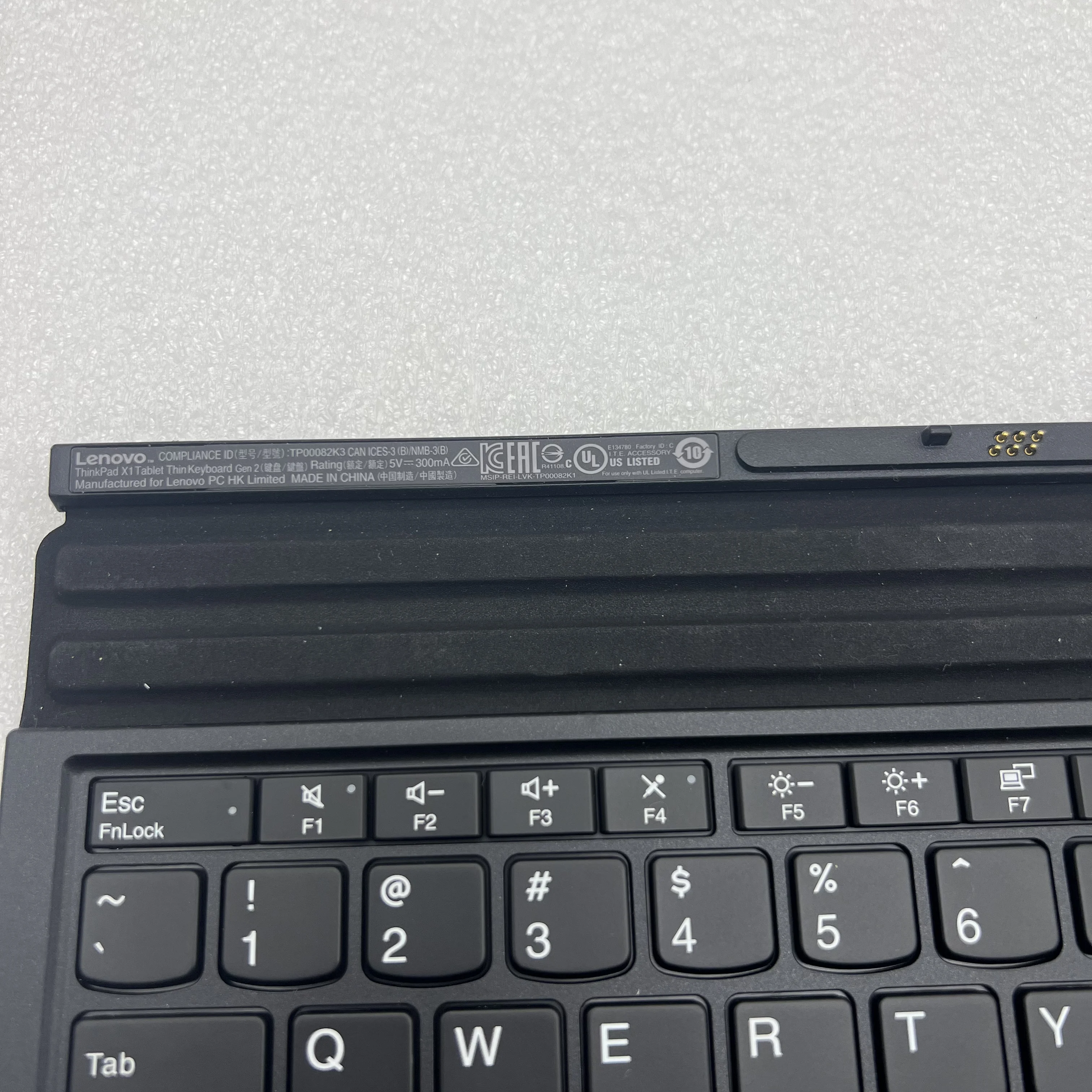 For Lenovo Thinkpad x1 Tablet Gen2 Gen1 Magnetic Portable External Docking Keyboard English Backlight