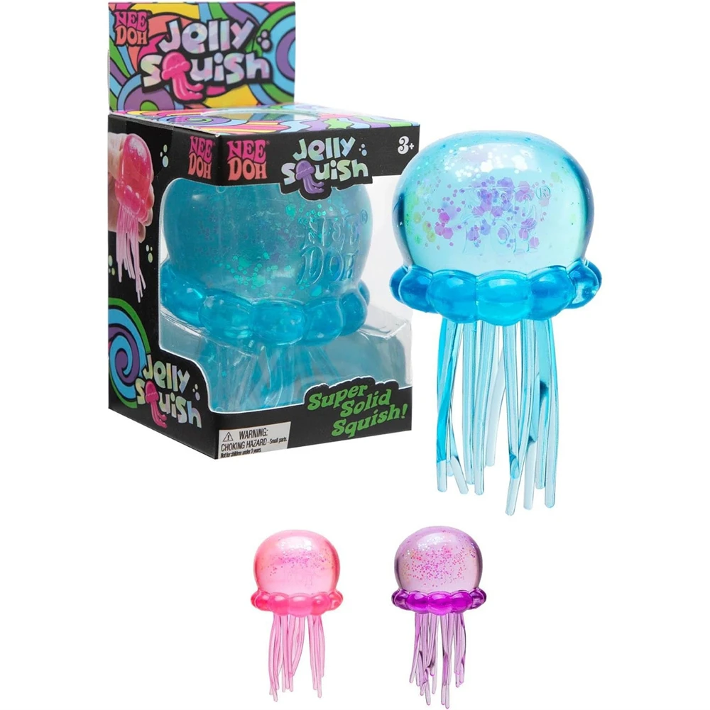 Schylling Needoh Nice Sensory Fidget Stress Relief Squishy Cube Anti-Anxiety Squeeze Toy For Focus ADHD Population_voghion.com