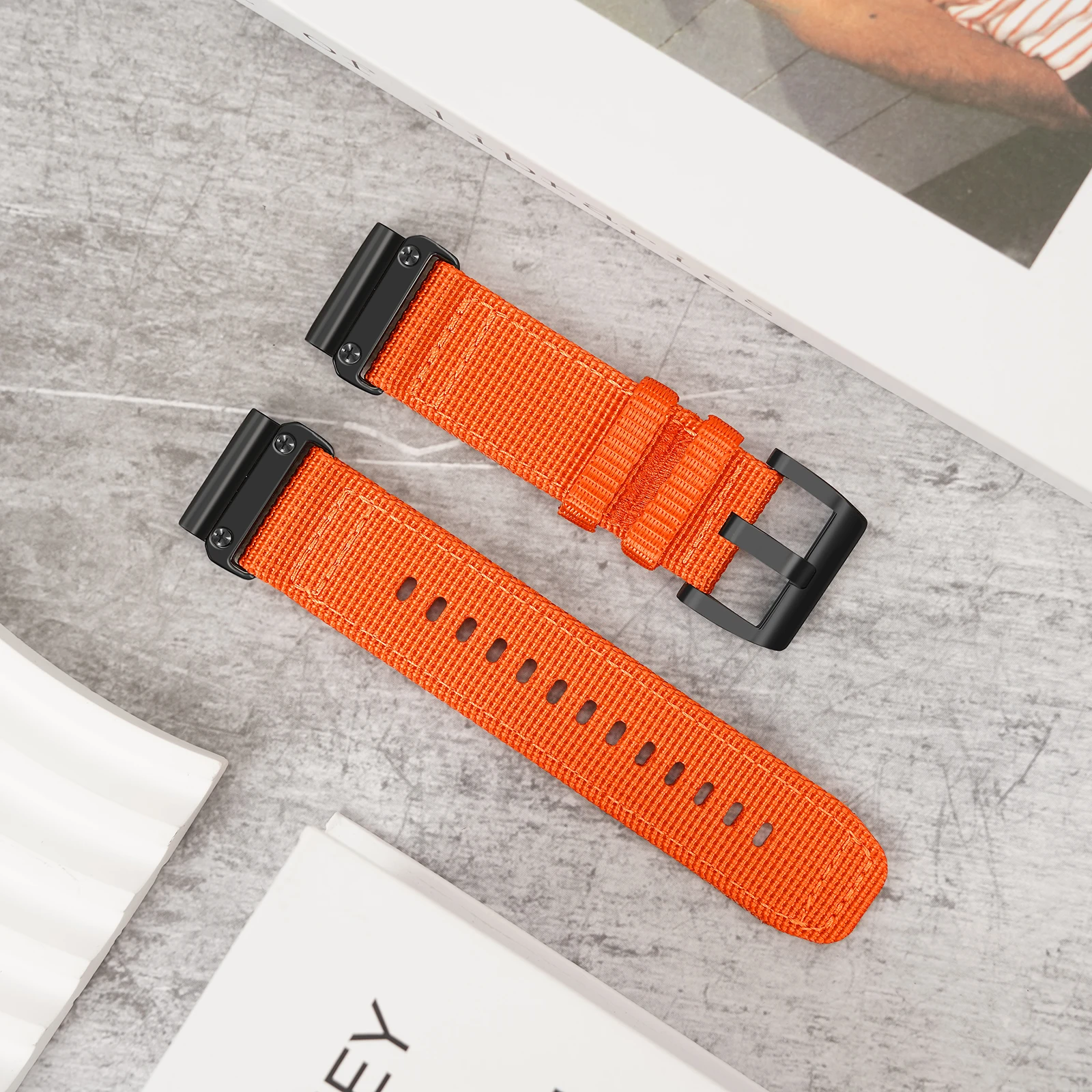 Stylish Nylon Canvas Strap with Adjustable Connector in Various Sizes