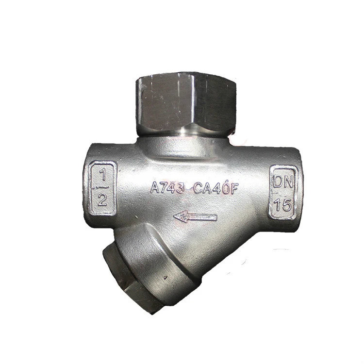 

Thermodynamic Stainless Steel Steam Valve DN15 DN20 DN25 Type Y Female Thread Disc Type Steam Trap CS19W