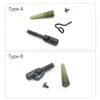 10pcs Carp Fishing Accessories Lead Clips Rubber Anti-tangle Sleeves For Helicopter Carp Rig Swivels Terminal Fishing Tackle 3