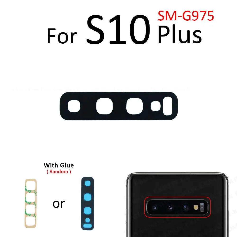 Dual Back Camera Lens Replacement with Adhesive Sticker