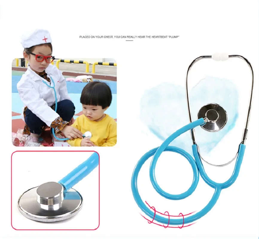 Kids Montessori Wooden Doctor Toy Set Hospital Pretend Play