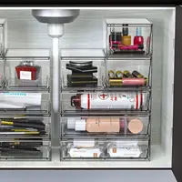 6 Pack Acrylic Drawer Organizer and Make Up Organizers and Storage 1