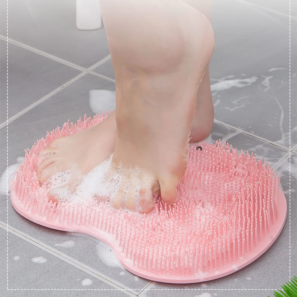 Soft Shower Massage Scraper Reusable Foot Body Cleaning Pad Non slip