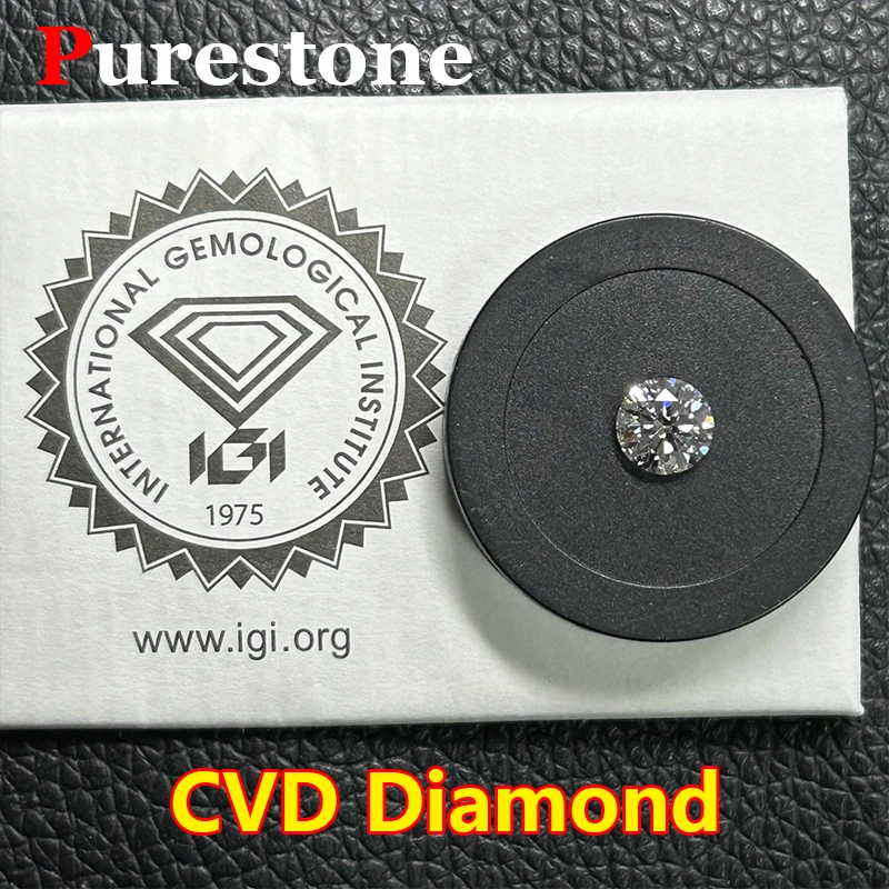 HPHT Lab Grown CVD Diamonds IGI GIA Certificate 0.3ct 0.5ct 1ct 1.5CT Loose Diamond Stone White Engagement Diamond