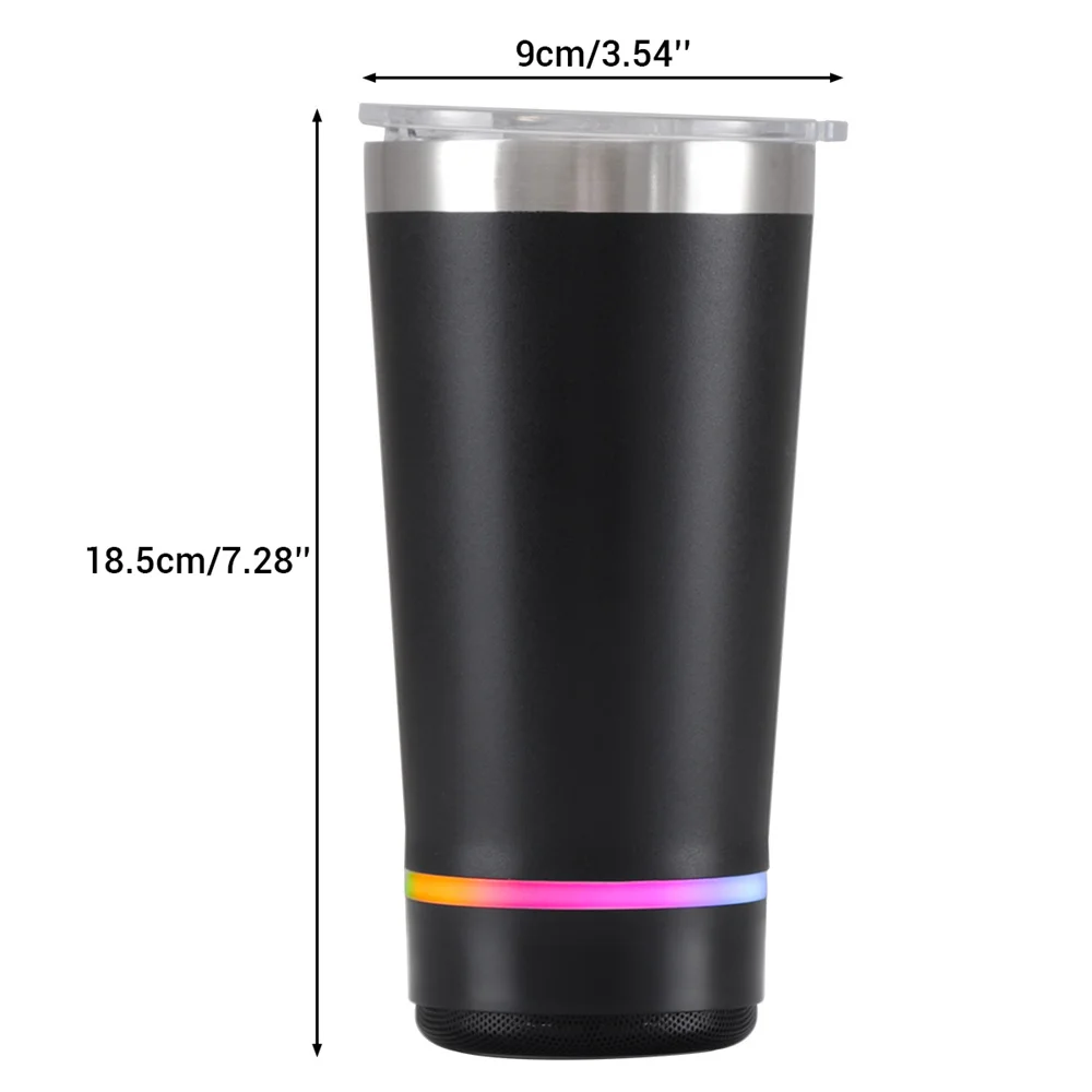 Portable Bluetooth Speaker With Led Lights Wireless Outdoor Audio_voghion.com
