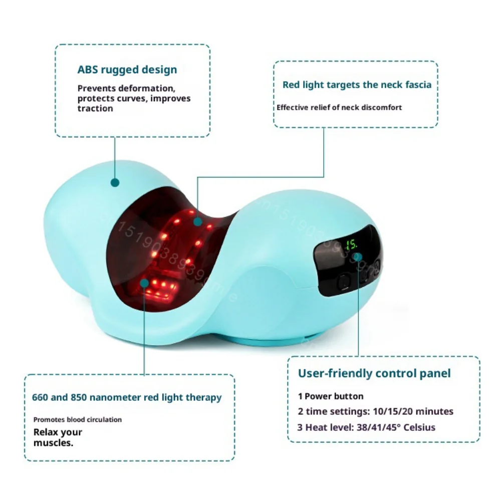 Cervical Massager Curvature Massage Traction Pillow Correction Neck Shoulder Protection Infrared Smart Cervical Massage Pillow