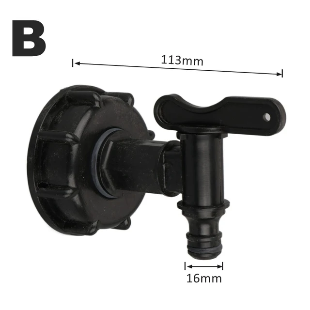 Adattatore Per Serbatoio IBC - Collegamento S60x6 In PVC Con Filettatura Da 1 Pollice, Anello Di Tenuta Rinforzato - Foto 10