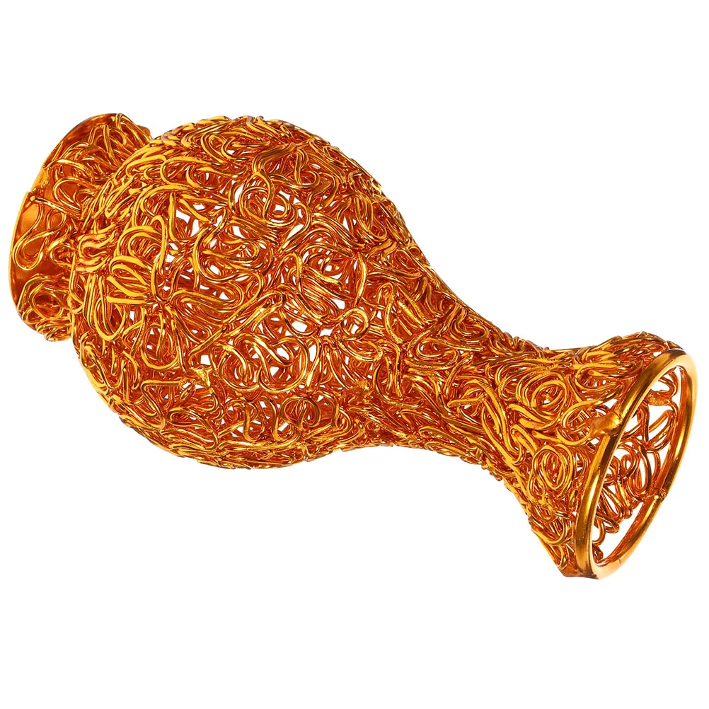 

Ornaments Household Metal Vase Table Decorations Indoor Flower Pots Aluminum Wire Planter For Arrangement