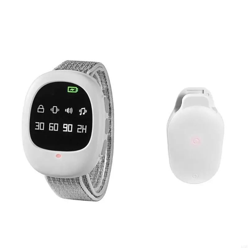 Wireless Bedwetting Alarm Vibration Reminding Pee Alarm with Receiver for Boys Grils Kid Potty Training Elder Care 425F
