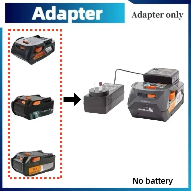 For AEG 18V Battery For Ridgid AEG 18V  For Ridgid  Charger Input 100-240V  Output 18V 1.5A （Battery Not Included） fast charger for ridgid aeg 18v lithium battery input 100 240v output 18v 1 5a （battery not included）