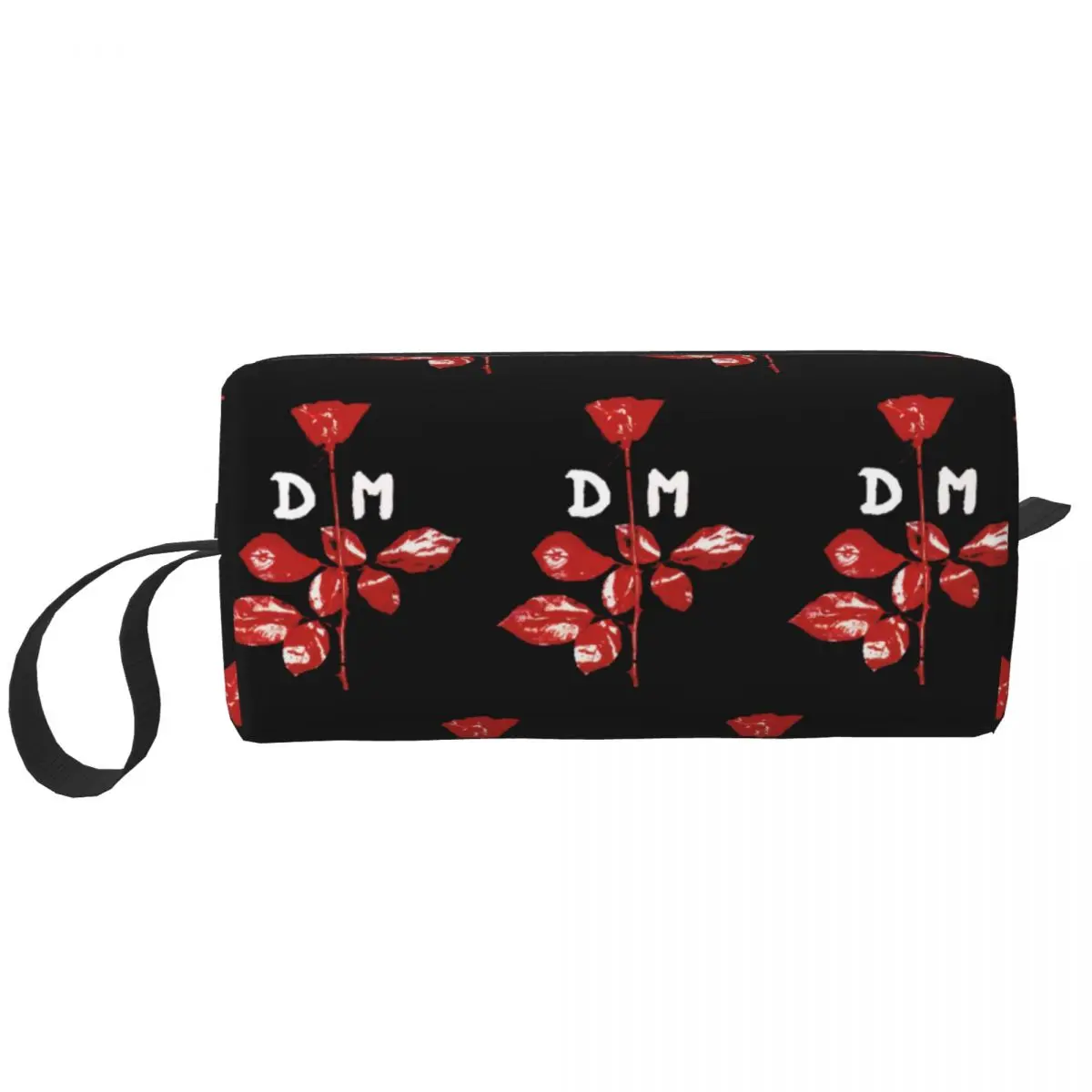 

Cute Electronic Rock Depeche Cool Mode Travel Toiletry Bag for Women Makeup Cosmetic Organizer Beauty Storage Dopp Kit