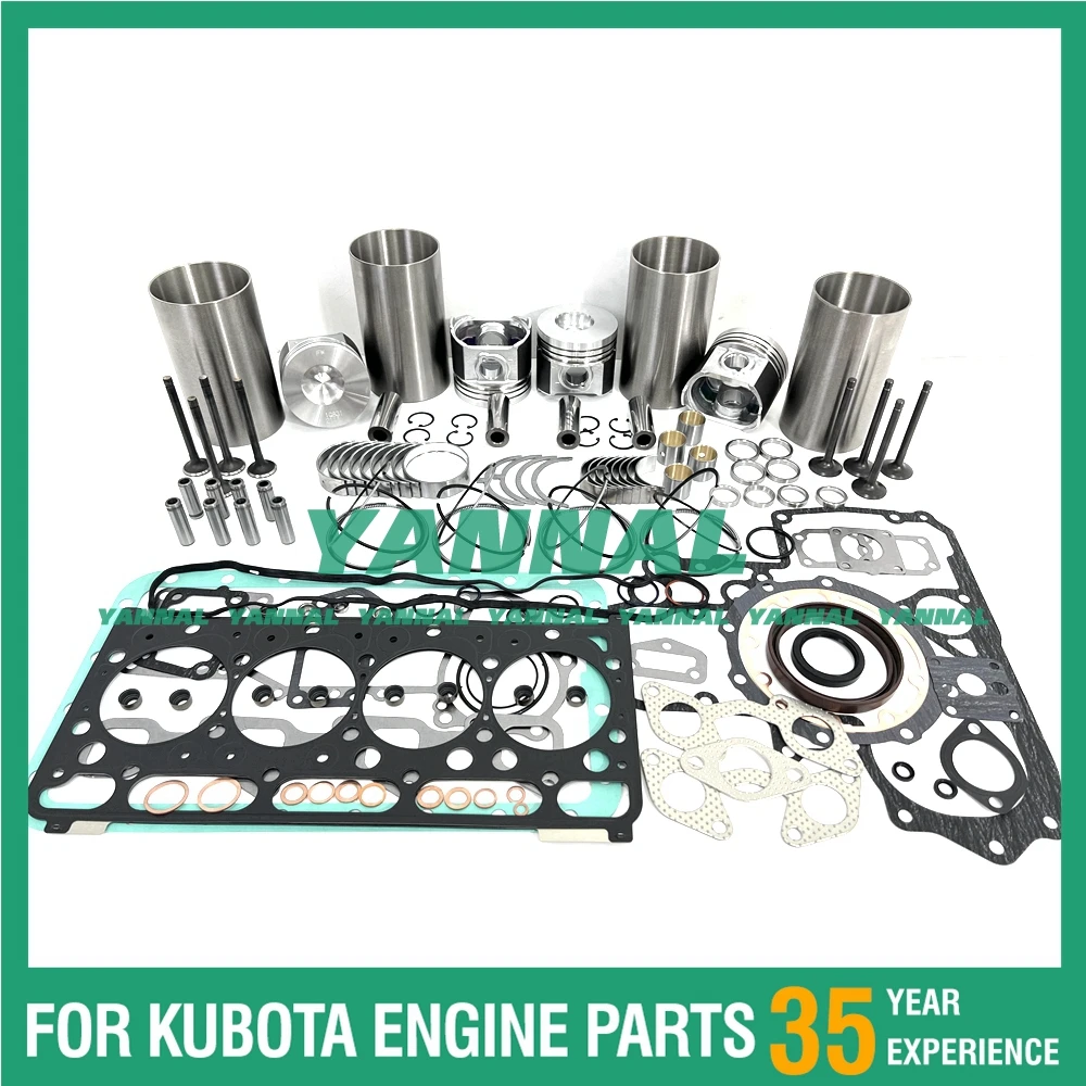 Kit Reconstrucción Motor ISUZU 3LD1 – Incluye Bomba De Agua Y Juntas – Para Excavadora