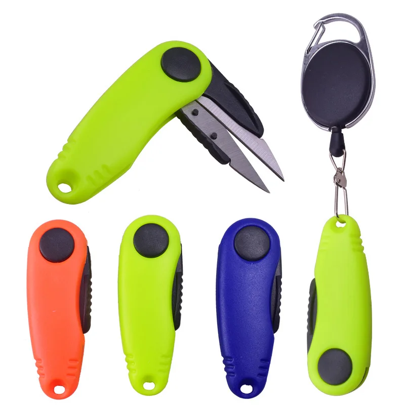 Proleurre Shrimp Shaped Stainless Steel Fishing Scissors Accessories Set Folding Fishing Line Lead Sheet Cut Clipper fishing scissors fishing accessories fishing tools fishing tool fishing tackle