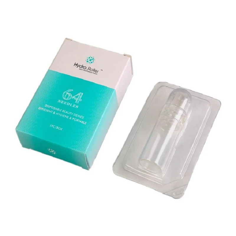 

Reusable Hydra Roller 64 Pin Micro Needle Titanium Tips Derma Needles Skin Care Anti Aging Whiten Bottle Roller Serum Injection