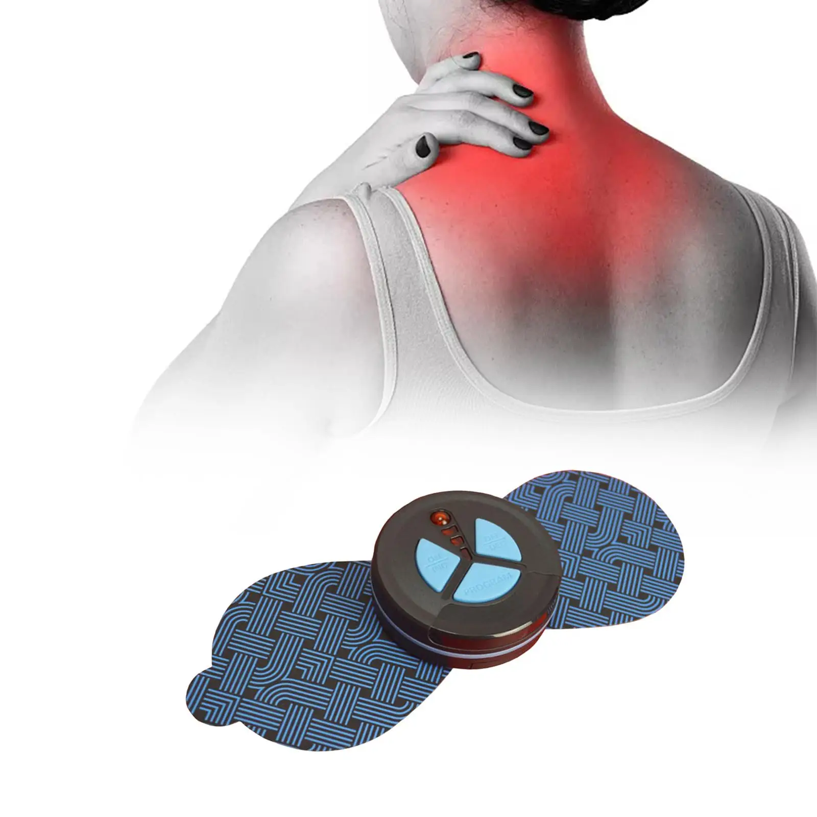 

Portable Neck Massager Easy Use Mini Massage Device for Neck Whole Body Legs