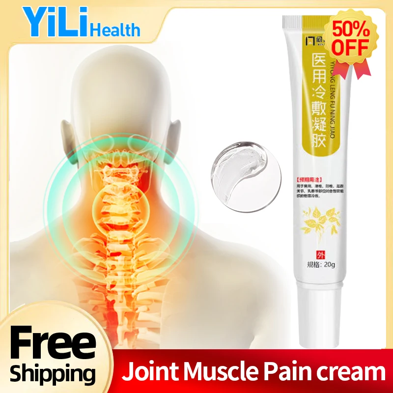 

Joint and Muscle Pain Relief Herbal Cream Apply To Shoulder Neck Back and Knee Arthritis Treatment Chinese Medicine Ointment 20g