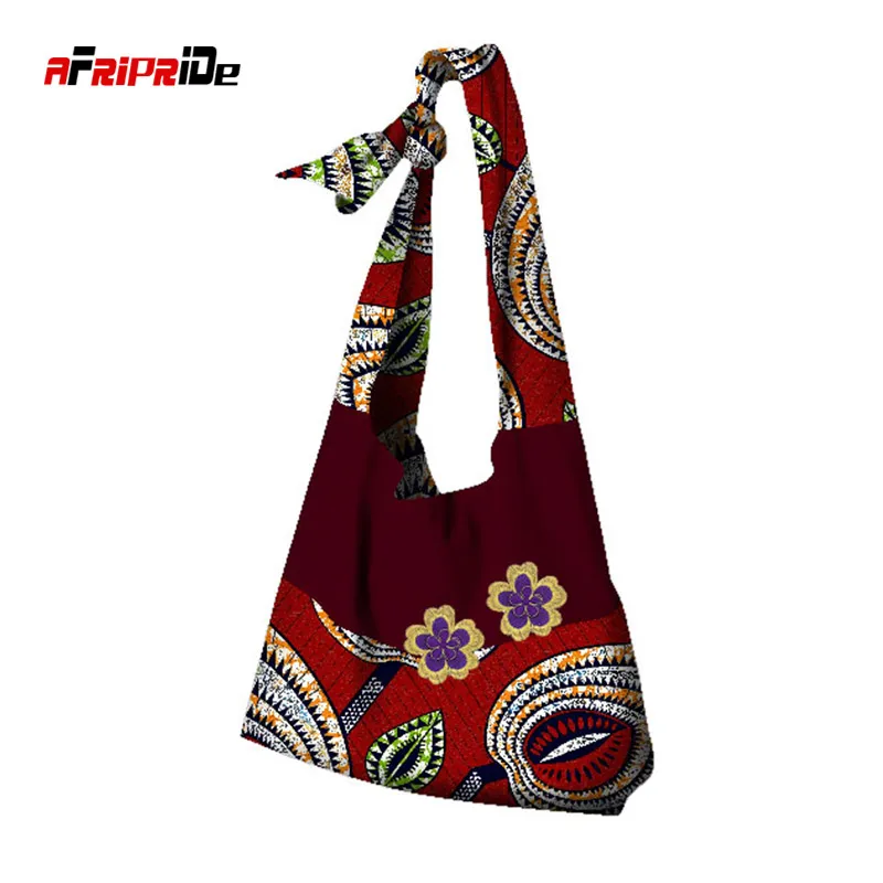 African 2021 new fashion bucket bags for women AFRPRIDE handmade Canvas Handbag New Fashion Reusable Shopping Bags SP097 french style wheat straw bags for child girls summer holiday beach bag handmade woven handbag fashion shoulder bags