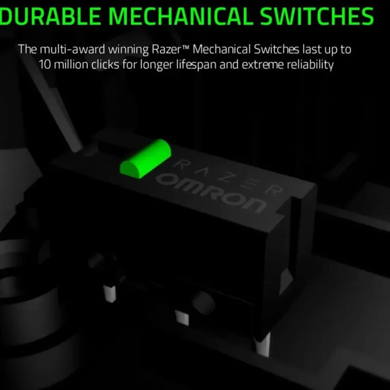 souris de jeu filaire razer deathadder essential / souris filaires 6400 dpi, 5 boutons indépendants pour ordinateur portable et pc gamer Souris de jeu filaire Razer DeathAdder Essential / Souris filaires 6400 DPI, 5 boutons indépendants pour ordinateur portable et PC Gamer 5