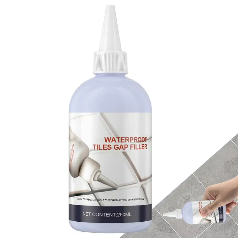 

Grout Filler Repair White Grout Filler Tubes 260ml Fast Drying Tile Grout Paint Wall Mending Agent Grout Paint Wall Spackle