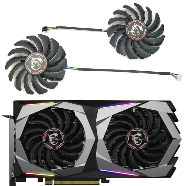 NEW 87MM 4PIN PLD09210S12HH RTX 2060 SUPER GPU Fan，For MSI 