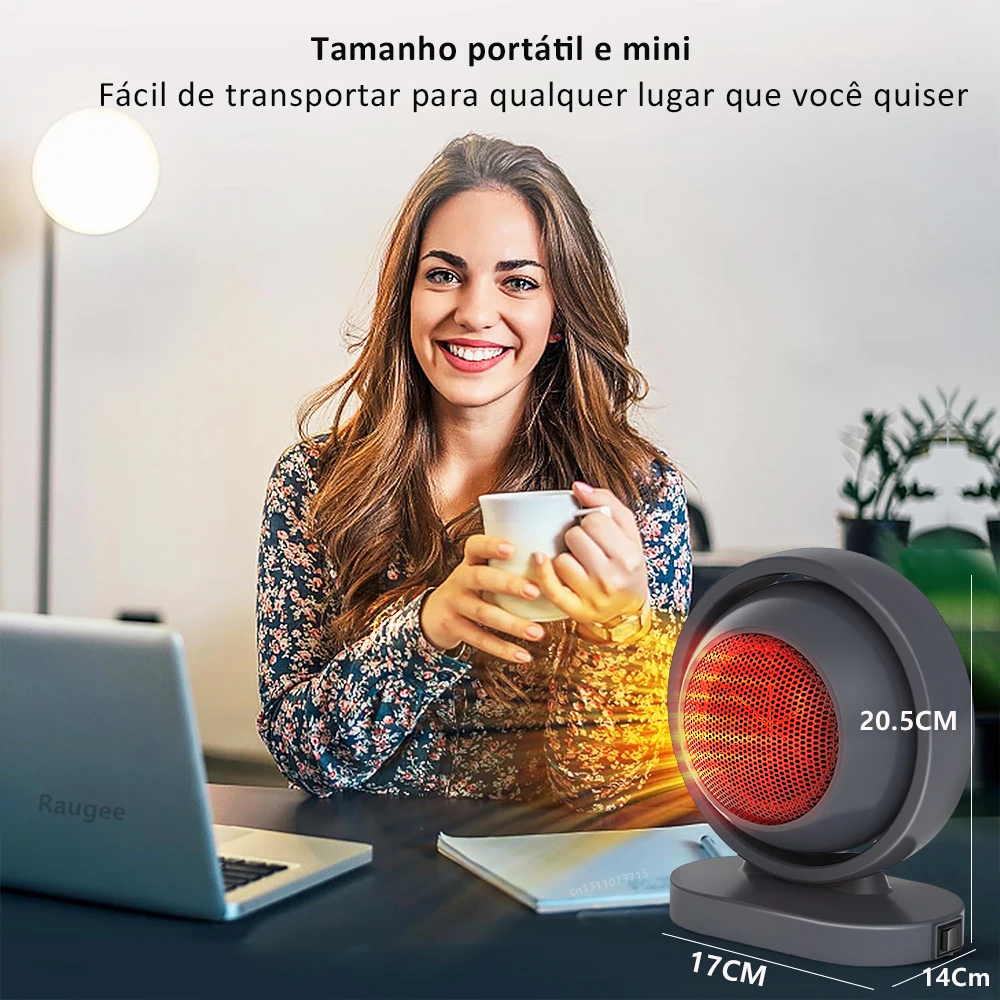 Outros Aquecedor Elétrico Para Jardim Doméstico Máquina De Aquecimento  Pequena Máquina De Aquecimento De Baixo Consumo Aquecedor Elétrico  Ventilador De Ar Desktop PTC Máquina De Aquecimento De Cerâmica 220V 231123  De $236,36