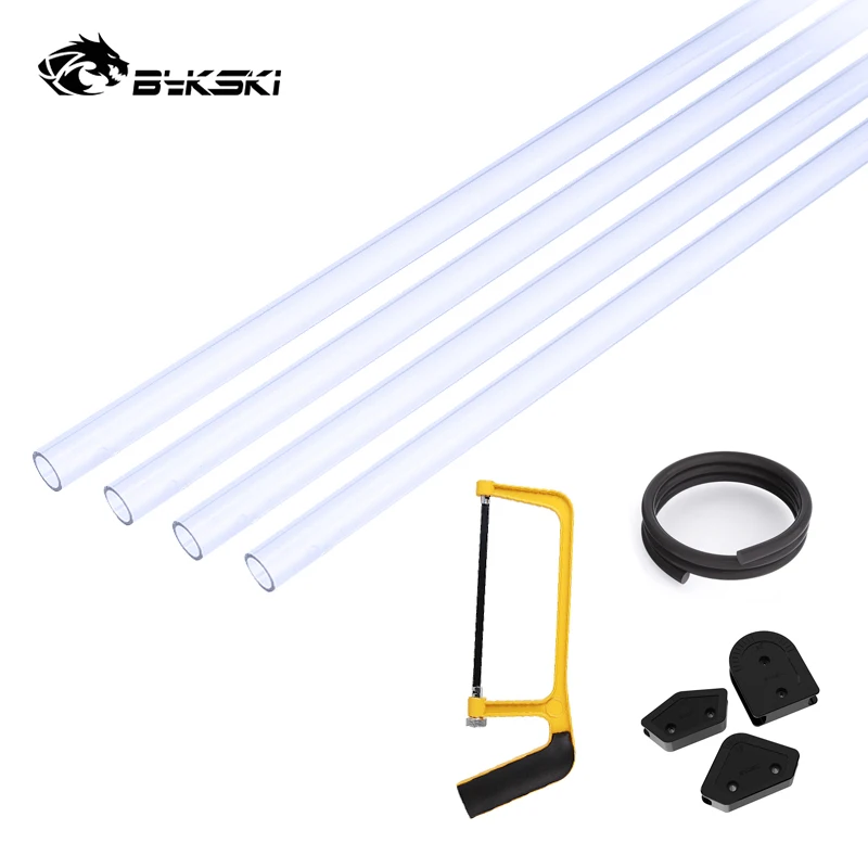 Bykski-kit Tubo Rígido Transparente com Ferramentas de Dura Pmma Refrigeração a Água Tubo Acrílico 500 mm x mm x mm x Pcs 10x14 mm 12x16 mm - Imagem 6