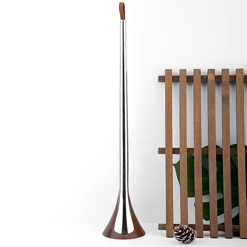 Wooden Long Handle Shoe Horn Hotel Lazy Decor Durable Shoe Helper Seniors Wearing Spoon Puller Socks Dressing Lifter