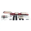RC Metal Trailer 1/14 Scale 3 Axles Extendible Trailers for Remote Control Tractor Truck Car DIY Models with LED Lights TH24281 1