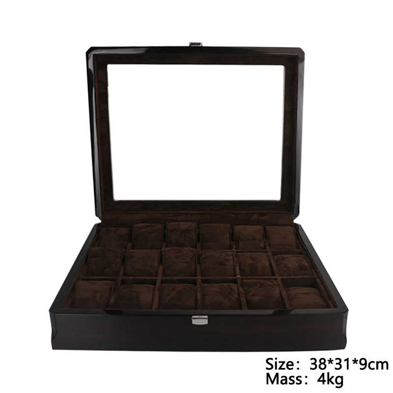 12 Digit Multi Position Watch Case Storage Box Packing Cases High-grade Baking Paint Grain Jewelry Display Box Watch Organizer 