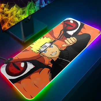 Tapis RGB Naruto – LED Gaming XXL avec Jiraiya, Sasuke & Uchiha Clan 8