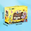 Spongebob Cartoon Krusty Krab Restaurant Building Blocks Creative Canteen Scenes Model Bricks Desktop Ornaments Toy For Kid Gift 6