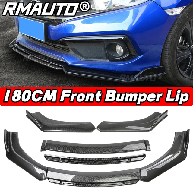 Carbon Fiber Universal Car Front Bumper Lip Spoiler Chin Body Kit Splitter  Diffuser For Honda For BMW For Audi For KIA For Mazda - AliExpress