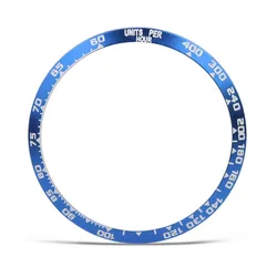 Stainless Steel Bezel Ring Protector for Samsung Galaxy Watch 4 - Anti - Fall Bumper Cover Accessory (Blue)