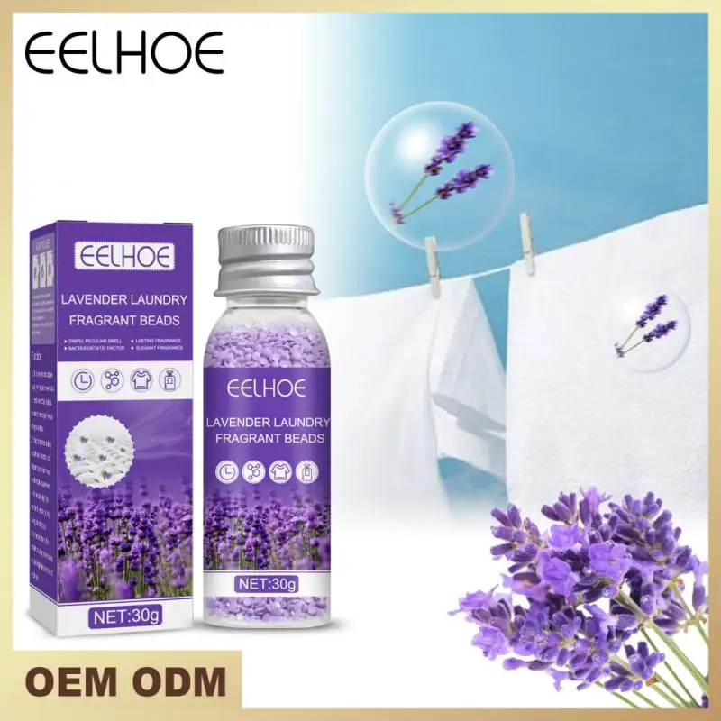 Laundry Beads EELHOE Laundry Beads Laundry Clothing Lasting Lavender Fragrance Beads Portable Protective Clothing Supple Detergent