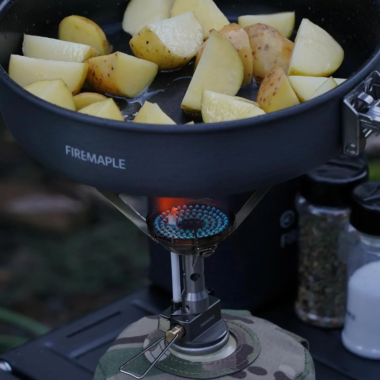 Fire-Maple GreenPeak Camping Stove Propane Camp Cooking Burner Portable Backpacking Stove with Piezo for Hiking Trekking Fishing_voghion.com
