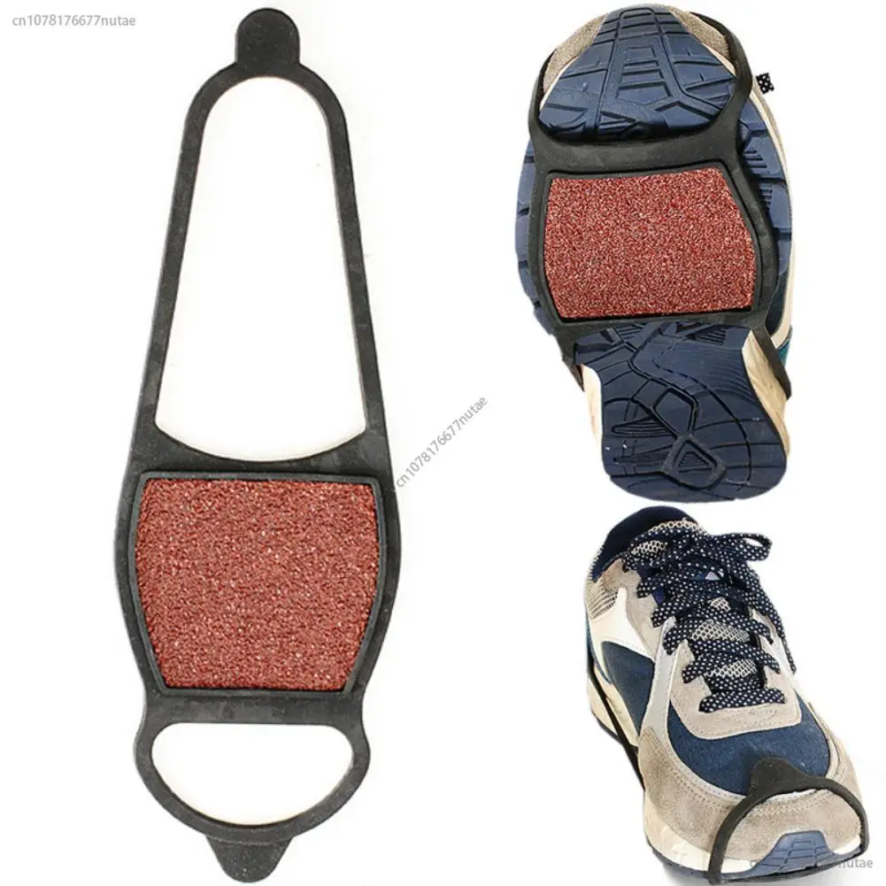 

New Hot Sale Fashion Ice Gripper 1 Pair Coarse Sand Winter Anti-Slip Ice Snow Shoes Traction Cleat Crampons Shoes Spikes Covers