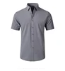 Hot-selling all-round elastic non-ironing plain men's short-sleeved shirts elastic business casual men's shirts can be wholesale 2