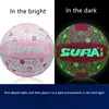 Size 5 Red Glow Volleyball No. 5 Glow In The Dark Fluorescent Shine Cool Personality Custom-made Gift Test Training 5 Volleyball 2