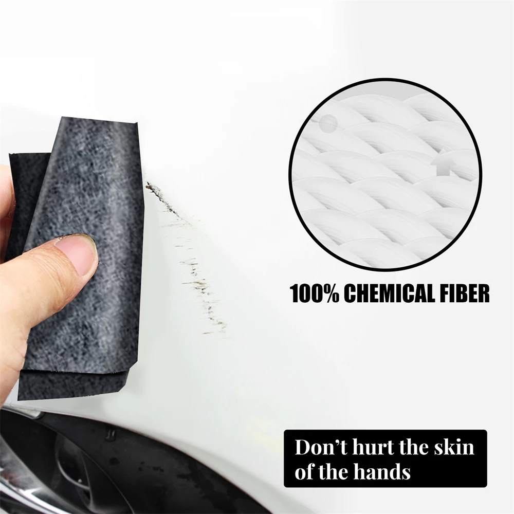 12pcs Nano Sparkle Cloth Magic Car Scratch Remover Car Polise Cleaning Nanosparkle Cloth for Vehicles Car Paint Deep Scratches 3