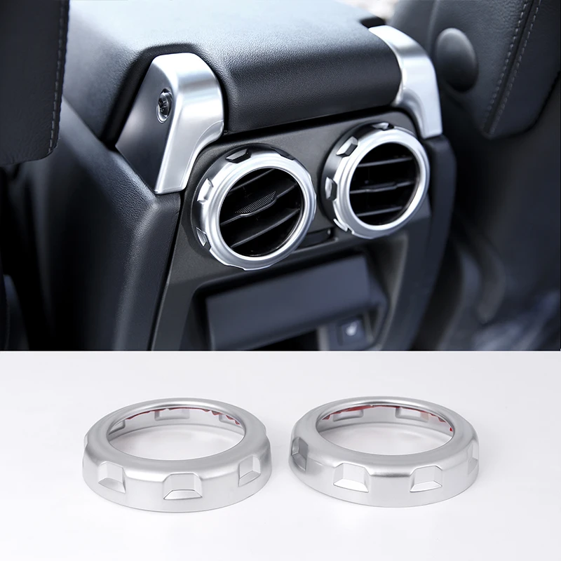 Für Land Rover Discovery 4, Handlaufbox, hintere Klimaanlage, Ausgang, dekorativer Ring, zentrale Steuerung, Lautstärkeregelung, Ring 09–2016 – Detail 6