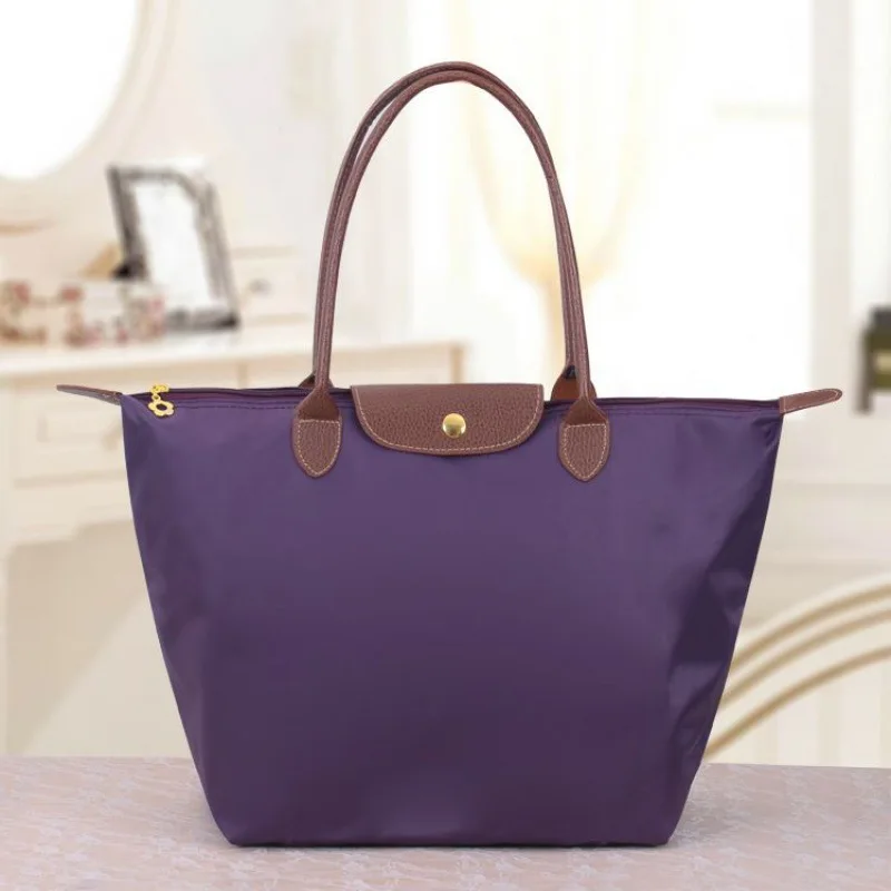 New Fashion, Simplicity, Versatile, Large Capacity Shoulder Bag, Mommy Bag, Women's Leisure Travel Bag, Dumplings, Handheld Bag