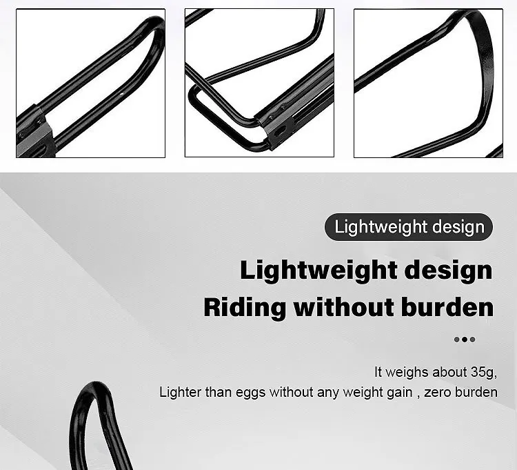 Sb67f49a9c8184916ade23e33f1c417dcA Aluminum Alloy Bicycle Bottle Holder Cycling Bicycle Drink Water Bottle Rack Holder Mount for Mountain Folding Bike Cage Mallzona