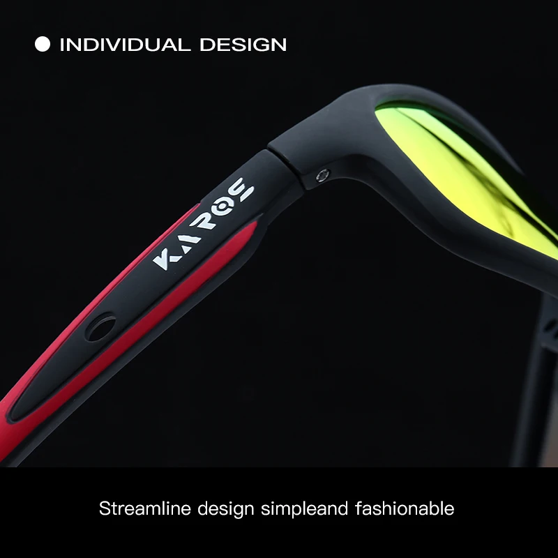 Polarized Wraparound Sports Sunglasses with Maximum Coverage and UV400 Protection