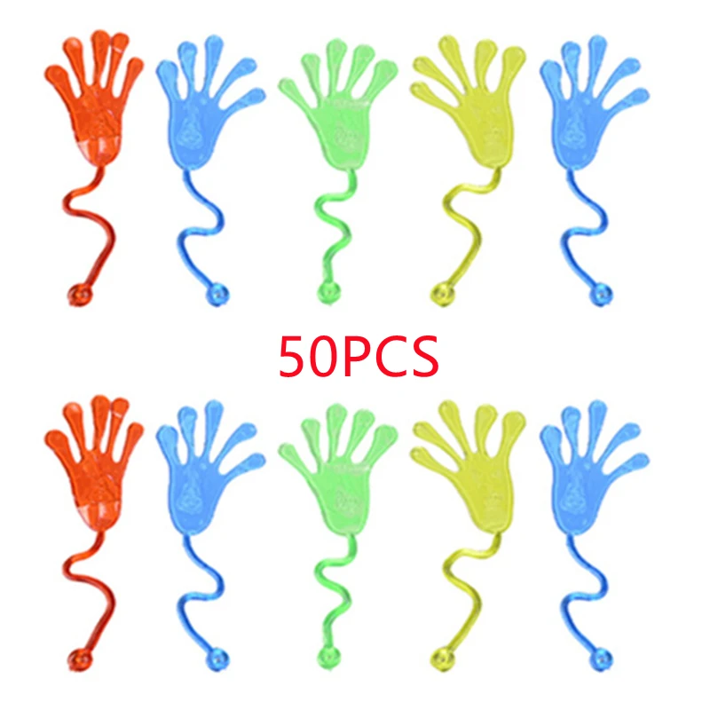 Classic Sticky Hands Palm Climb Toys Birthday Party Prank Gifts Pinata Presents Sports Themed Party Toys For Children 50PCS party toys