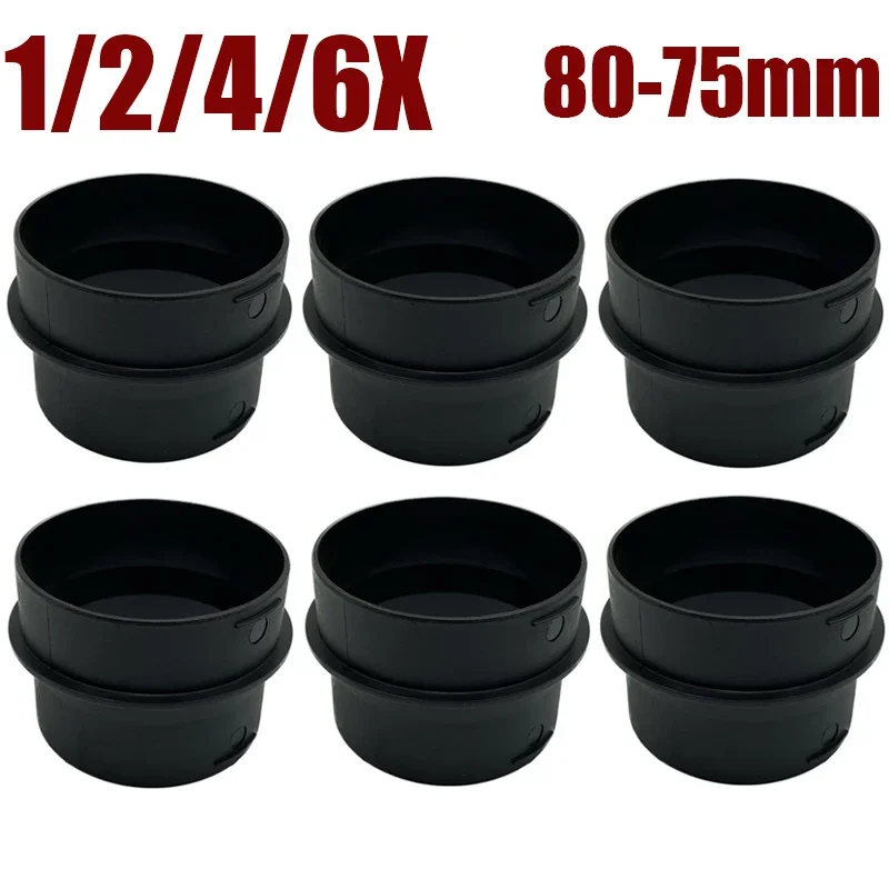 Diesel Parking Heater Duct Ducting Pipe Joiner Connector Air Vent Outlet Reducer 1/2/4/6X 80mm to 75mm for Car Van Truck Camper